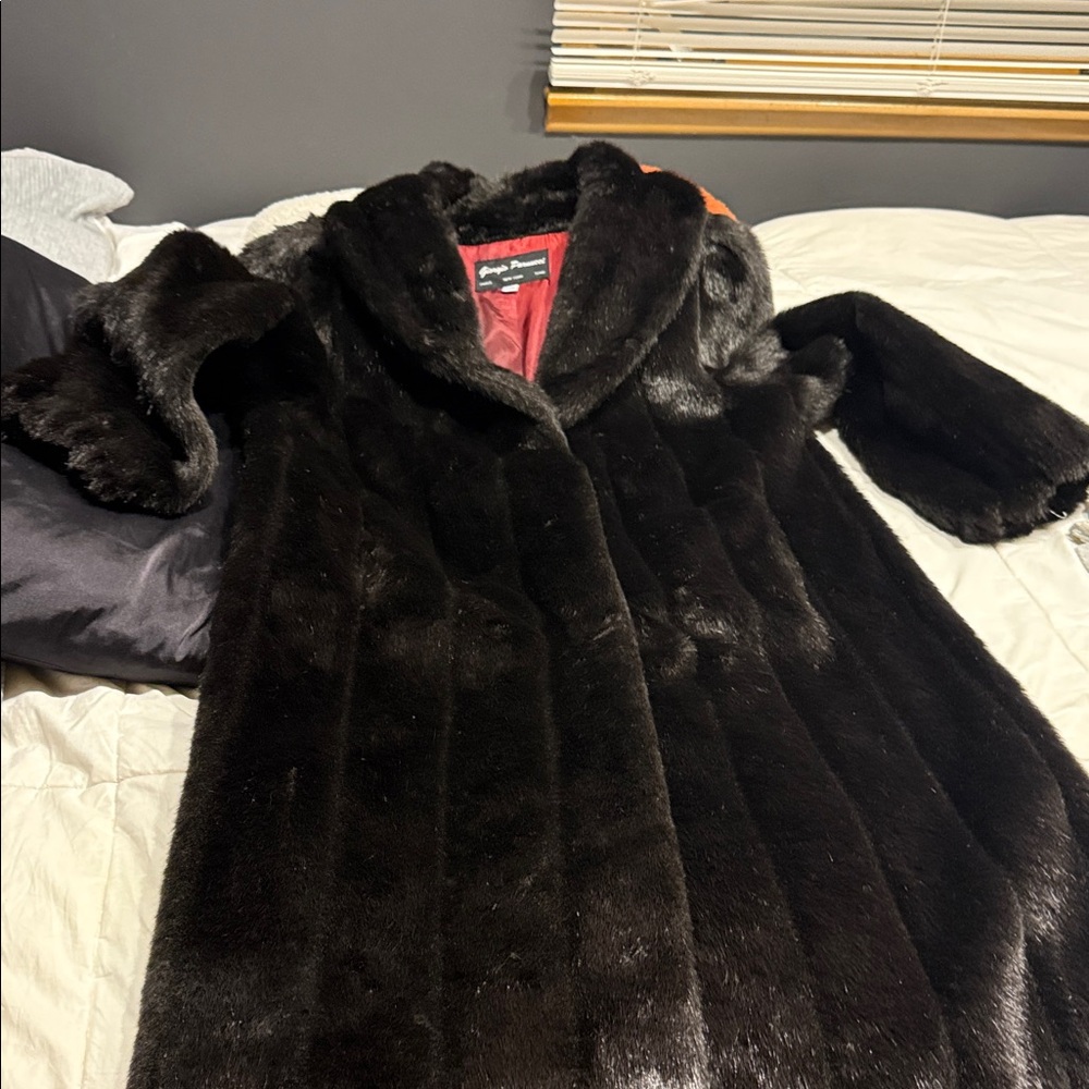 Source Unknown Dark Brown Teddy Jacket - image 8